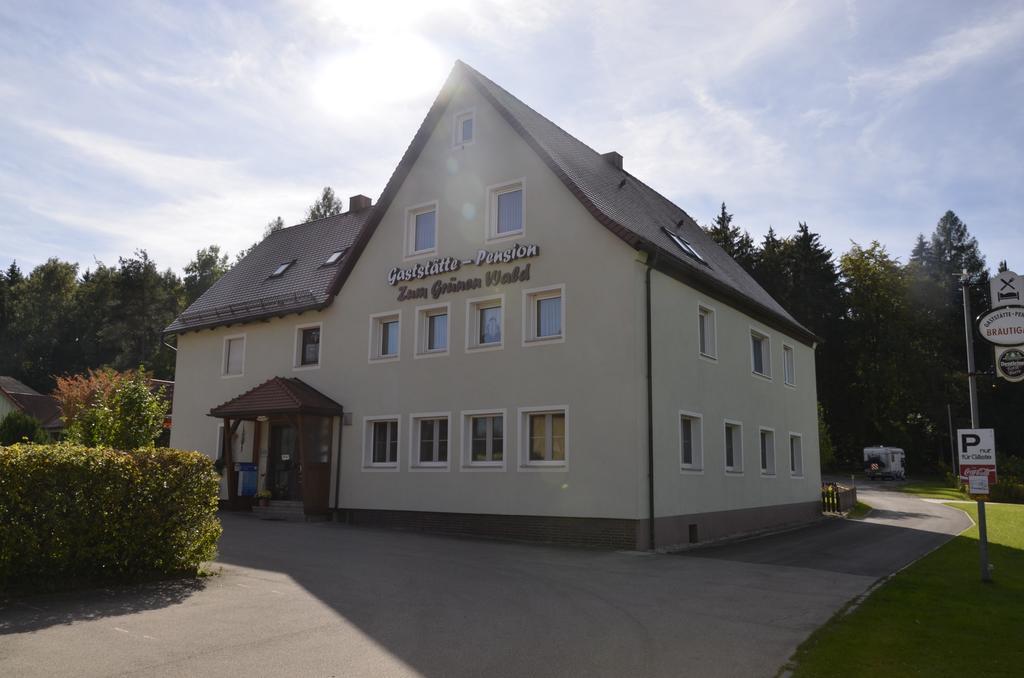 Pension Zum Grunen Wald Hotel Feuchtwangen Eksteriør billede