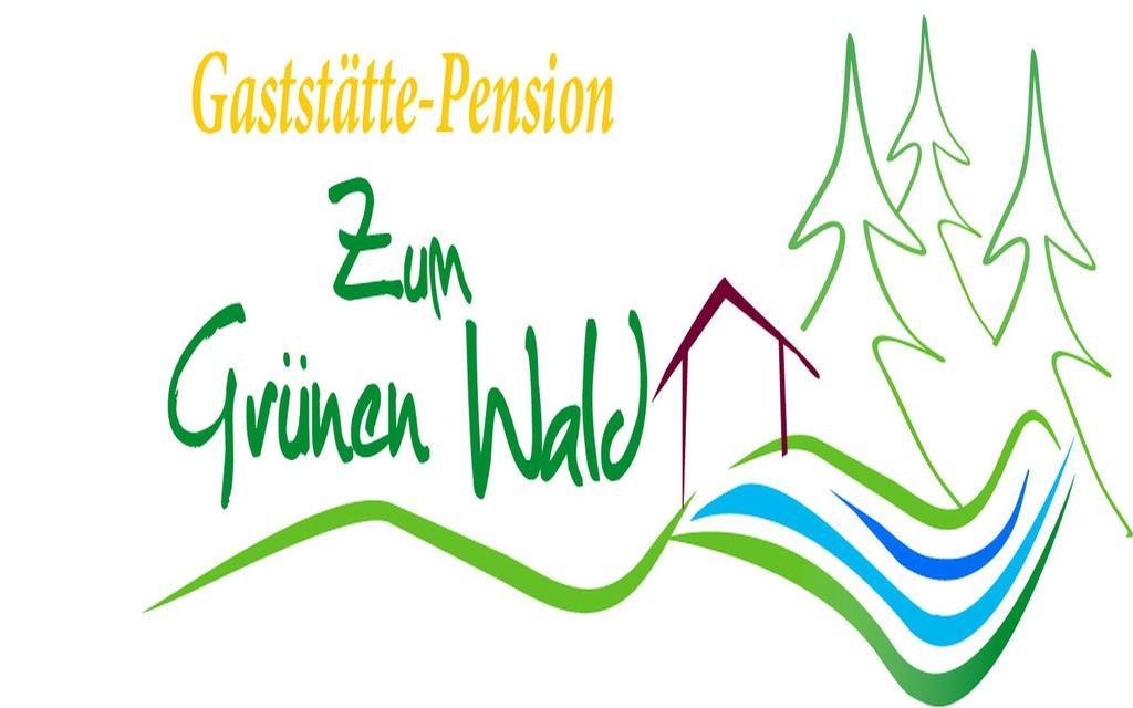 Pension Zum Grunen Wald Hotel Feuchtwangen Eksteriør billede